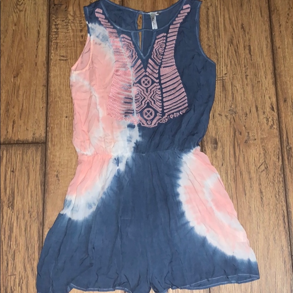 tie dye style romper